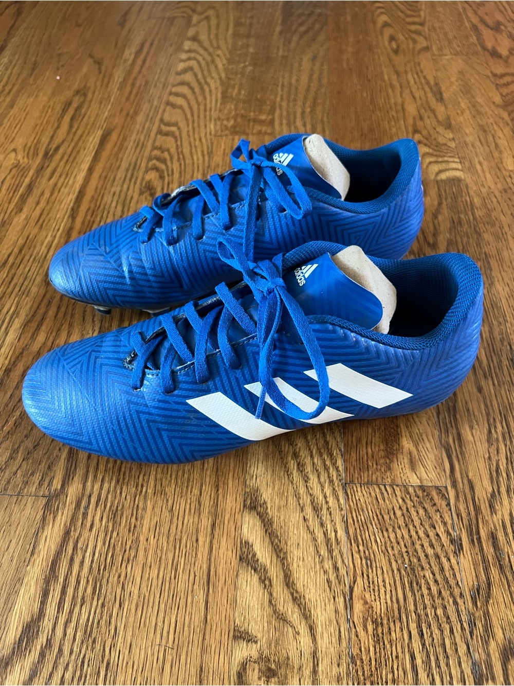 Adidas Nemesis Women's Size 7.5 Soccer Cleats Shoes Blue White